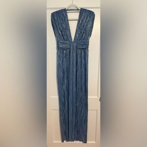Sabina Musayev Blue Maxi Dress